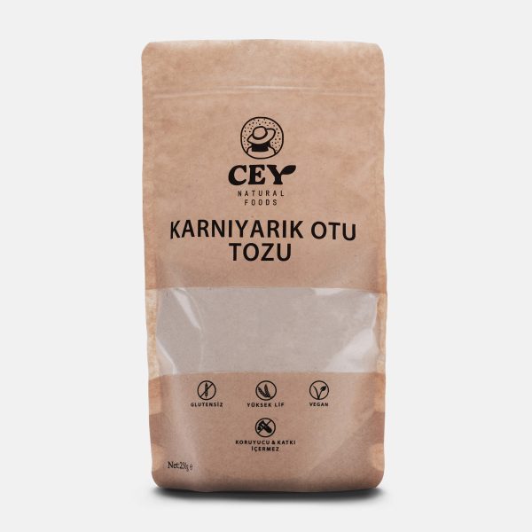 glutensiz karniyarik otu tozu cey natural foods