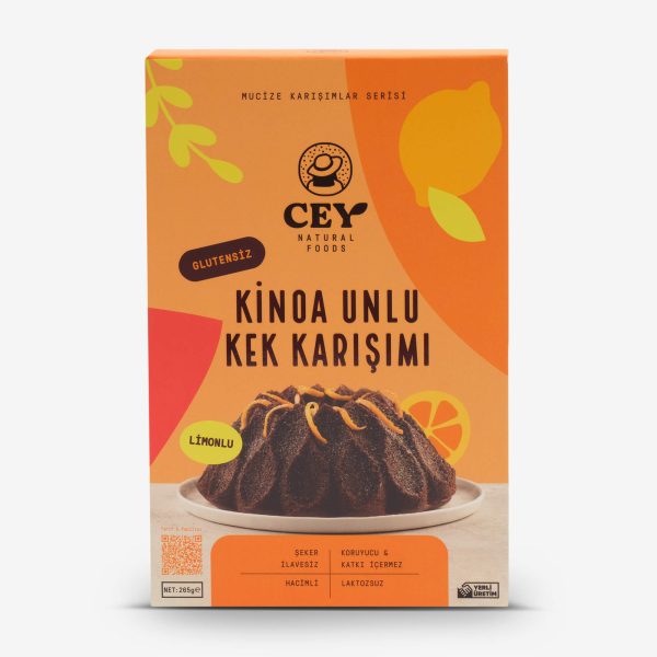 glutensiz kinoa unlu limonlu kek karisimi cey natural foods