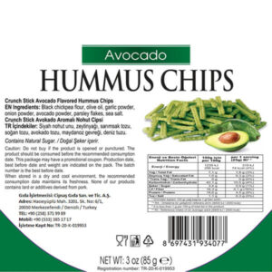 glutensiz avokado humus cipsi 2 crunch stick cipsas