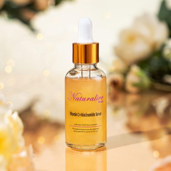 vitamin c niacinamide serum dogal cilt naturalive