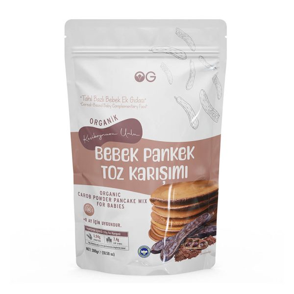 og keciboynuzlu bebek pankek karisimi organik gurmem