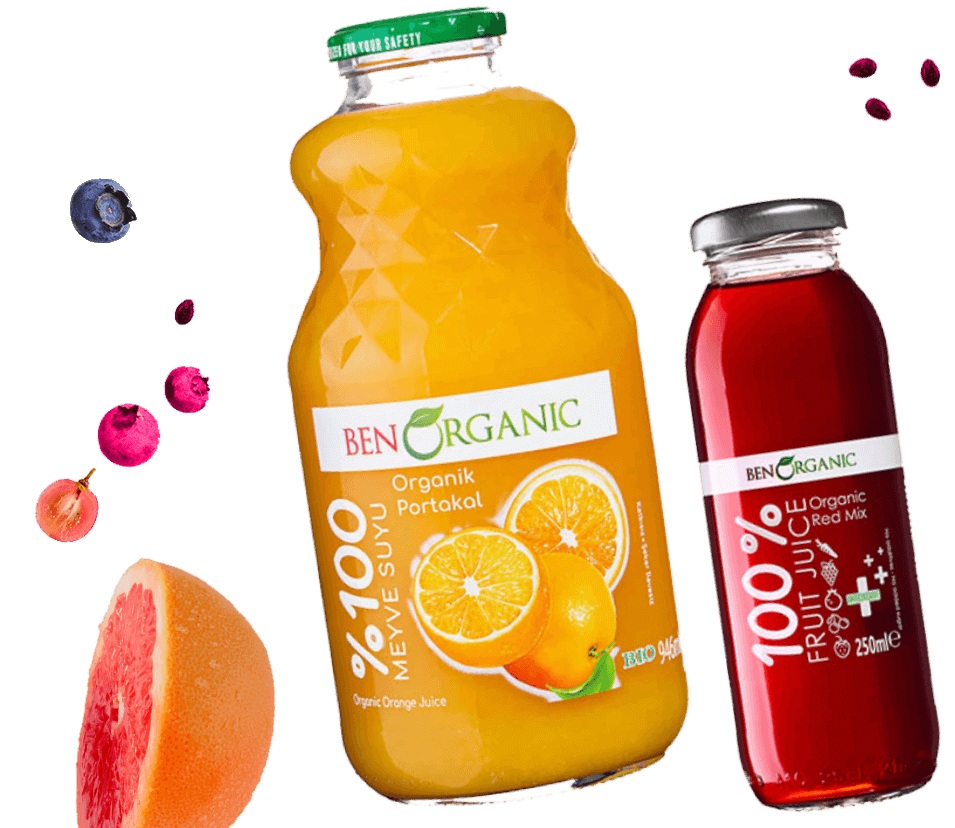 organik meyve suları - benorganic