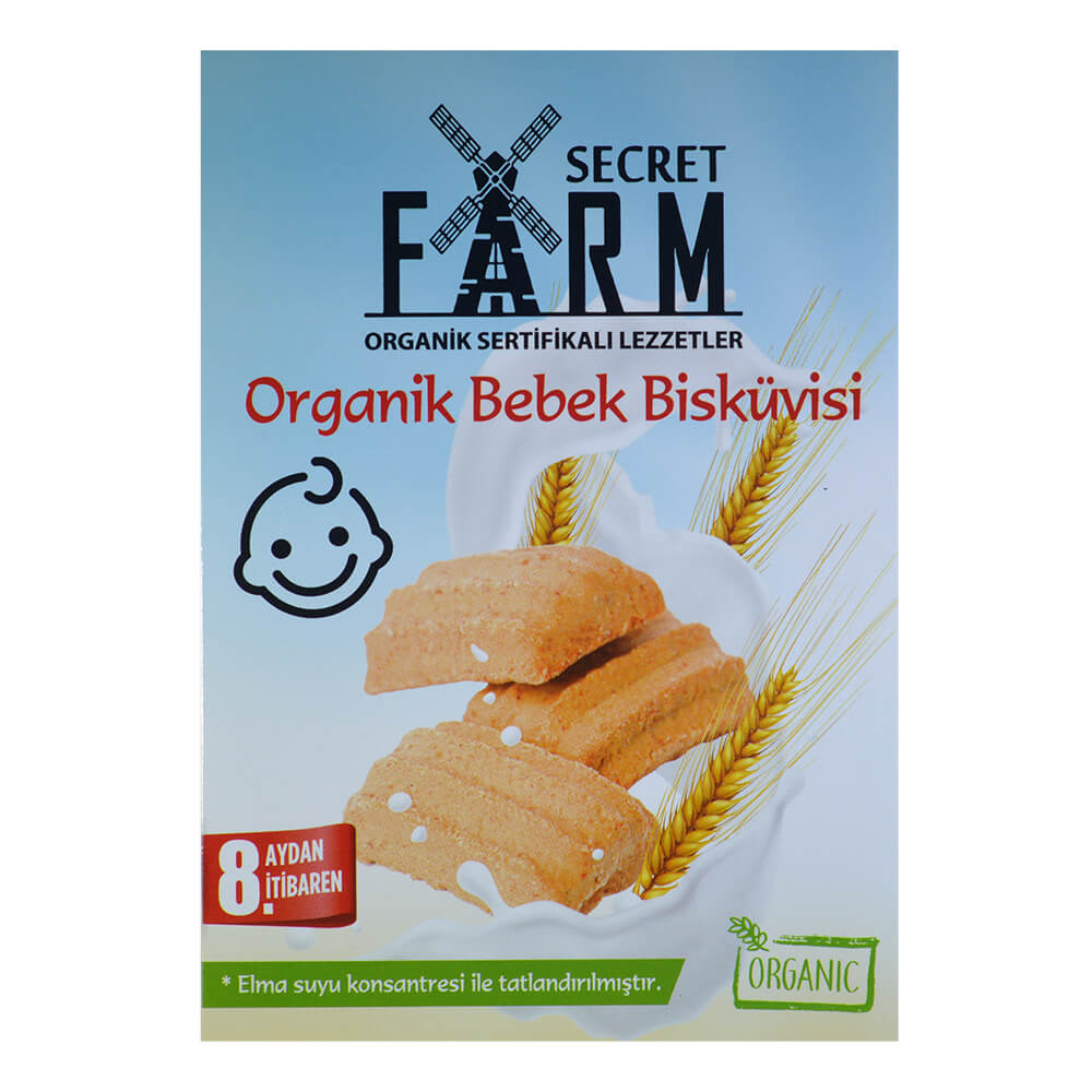 organik bebek biskuvisi secret farm