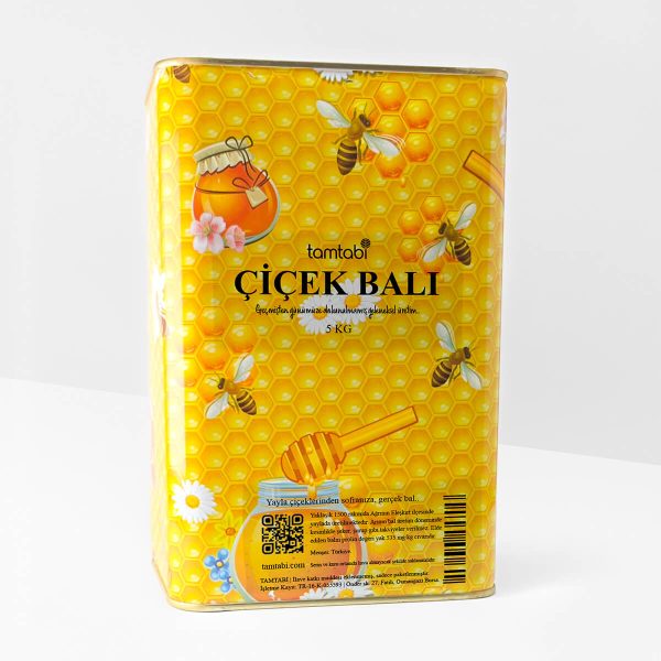 tamtabi yayla cicek bali 5kg sekersiz gercek bal