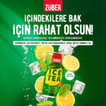 sekersiz soguk cay limon ice tea 2 zuber