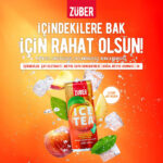 sekersiz soguk cay seftali ice tea 2 zuber