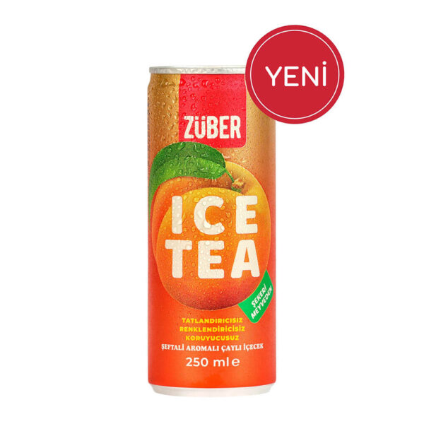 sekersiz soguk cay seftali ice tea zuber