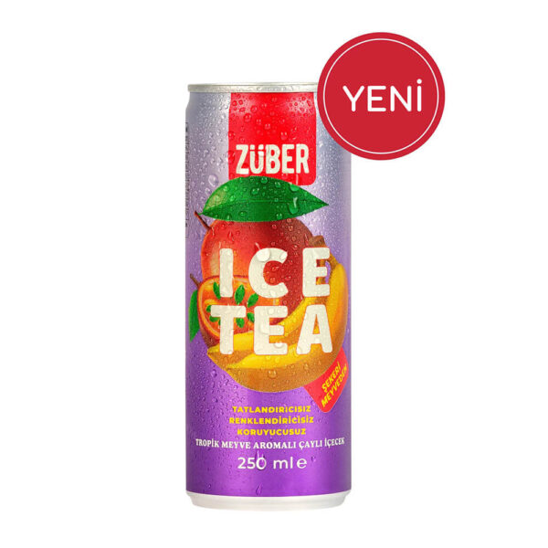 sekersiz soguk cay tropik ice tea zuber